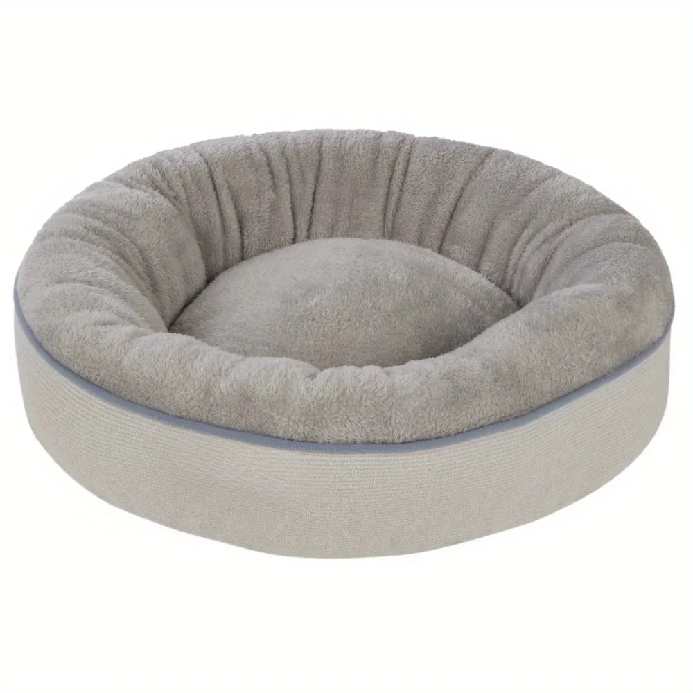 Round Dreamer Mattress Edition Dog Bed, Small, 22"x22", for smaller dogs and cats, Up to 35 lbs