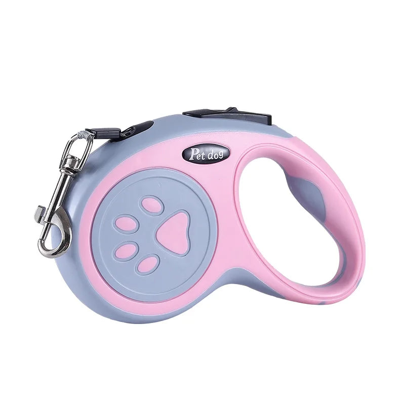 FurWish™ Retractable Nylon Dog Leash (3m / 5m) Durable, Tangle-Free & Perfect for Small Dogs