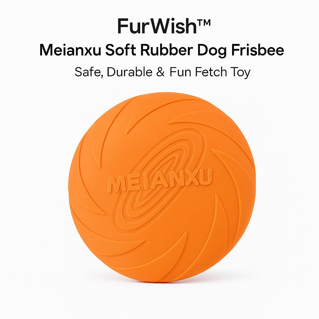FurWish™ Bite-Resistant Flying Disc – Durable Outdoor Dog Toy
