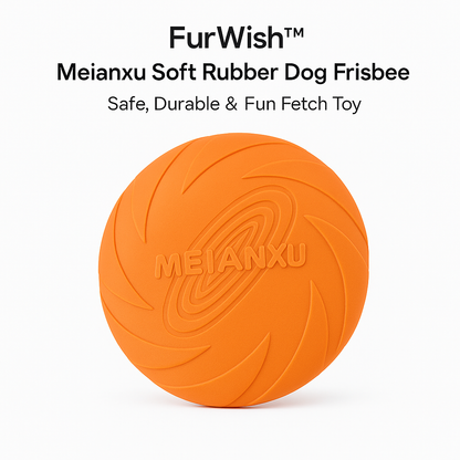 FurWish™ Bite-Resistant Flying Disc – Durable Outdoor Dog Toy