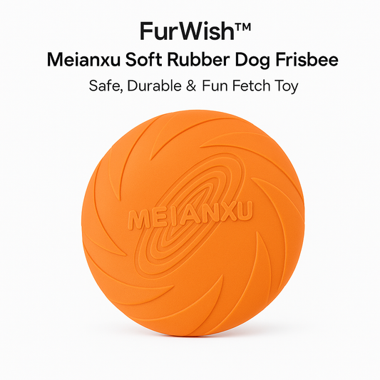 FurWish™ Bite-Resistant Flying Disc – Durable Outdoor Dog Toy