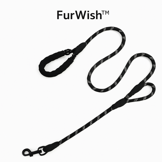 Furwish™ 6ft Heavy-Duty Dog Leash – Dual Handle & Reflective Design