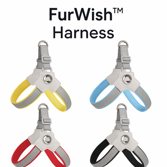 FurWish™ Reflective Y-Shaped Dog Harness – Comfortable Chest Strap with D-Ring