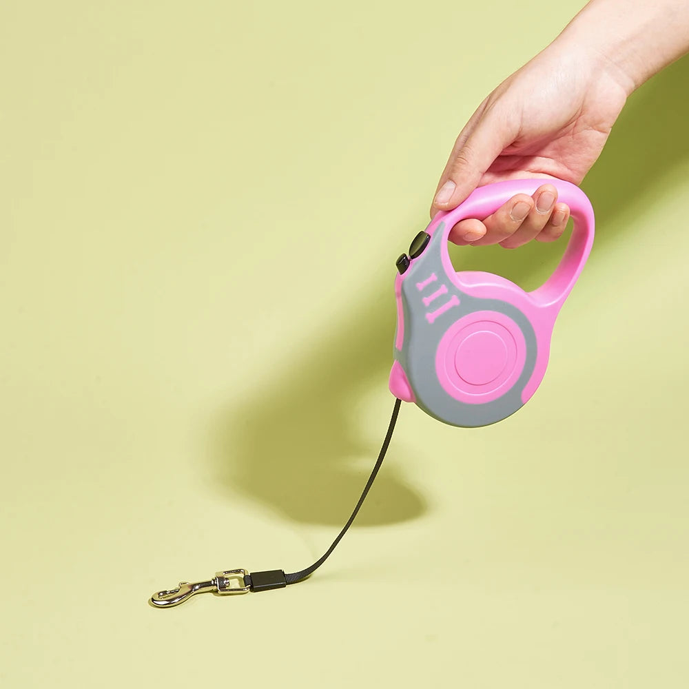 FurWish™ Retractable Dog Leash – 3m / 5m Durable Nylon Lead