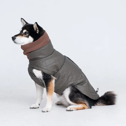 FurWish™ Quilted Dog Jacket – Warm Winter Coat with Turtleneck