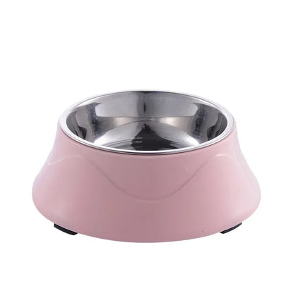 FurWish™ Non-Slip Stainless Steel Dog Bowl – Color Coated Feeding Dish for Dogs & Cats