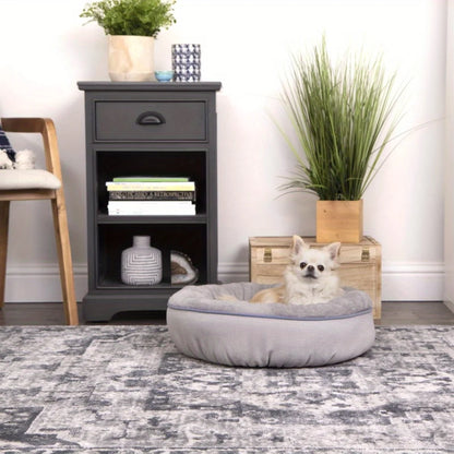 Round Dreamer Mattress Edition Dog Bed, Small, 22"x22", for smaller dogs and cats, Up to 35 lbs
