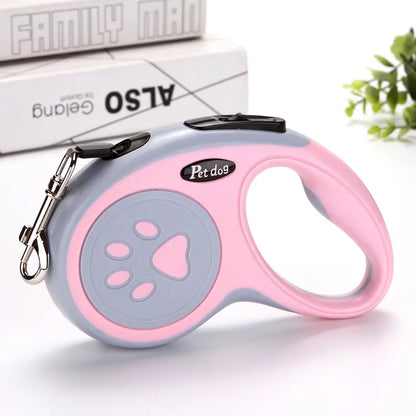 FurWish™ Retractable Nylon Dog Leash (3m / 5m) Durable, Tangle-Free & Perfect for Small Dogs