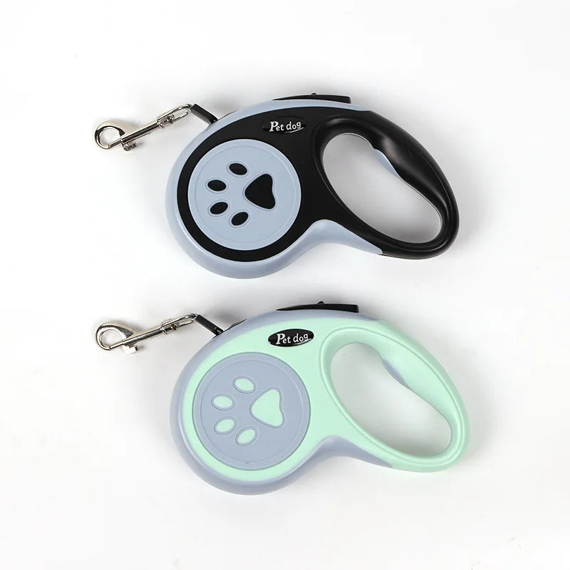 FurWish™ Retractable Nylon Dog Leash (3m / 5m) Durable, Tangle-Free & Perfect for Small Dogs