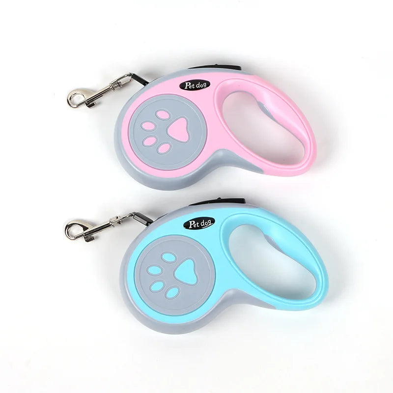 FurWish™ Retractable Nylon Dog Leash (3m / 5m) Durable, Tangle-Free & Perfect for Small Dogs