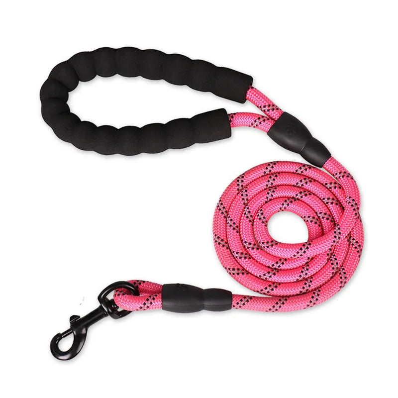 FurWish™ 1.5m Reflective Dog Leash – Padded Handle for All Sizes