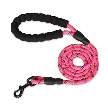 FurWish™ 1.5m Reflective Dog Leash – Padded Handle for All Sizes
