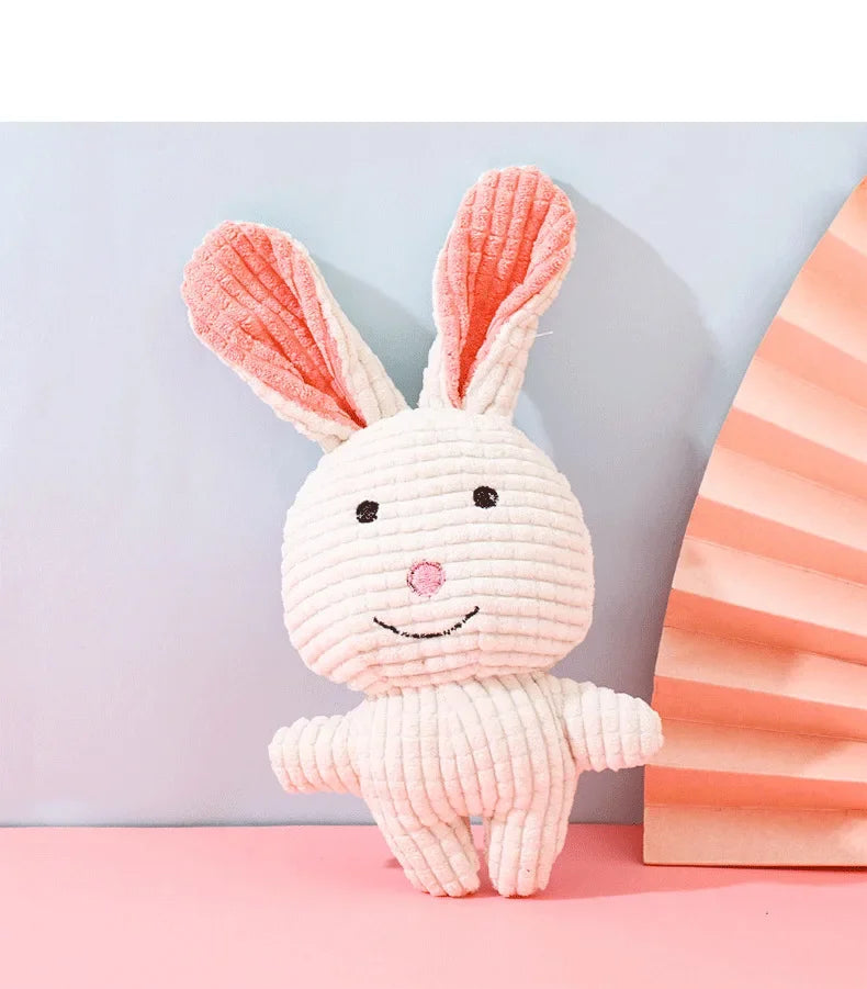 FurWish™ Cute Animal Plush Dog Toy – Bite-Resistant & Squeaky