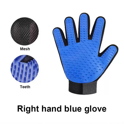 FurWish™ Pet Grooming Gloves – Deshedding & Hair Removal for Dogs & Cats