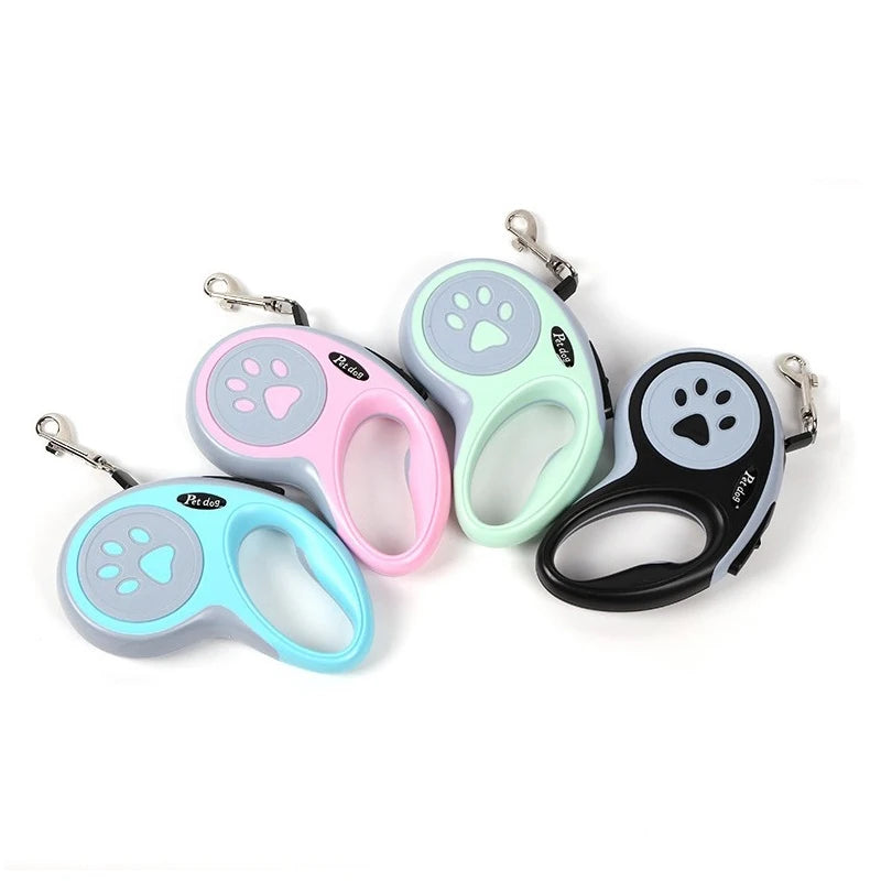 FurWish™ Retractable Nylon Dog Leash (3m / 5m) Durable, Tangle-Free & Perfect for Small Dogs