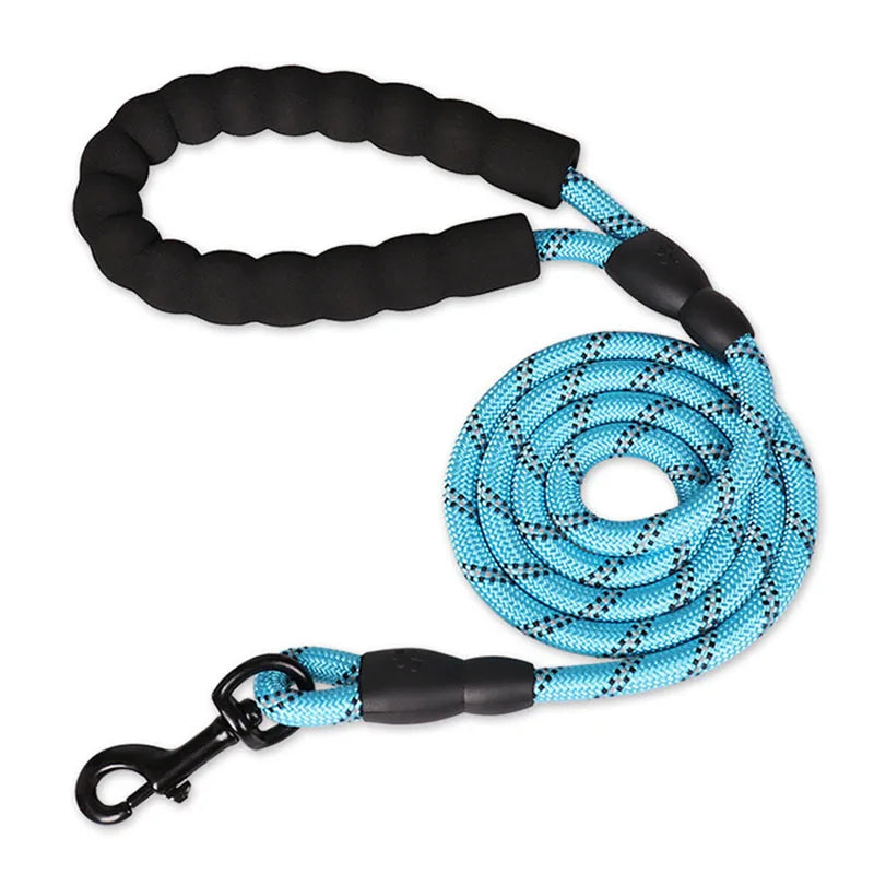FurWish™ 1.5m Reflective Dog Leash – Padded Handle for All Sizes