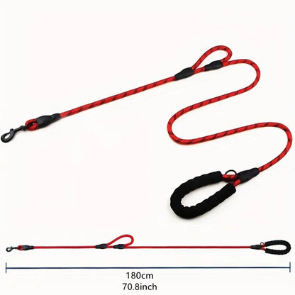 Furwish™ 6ft Heavy-Duty Dog Leash – Dual Handle & Reflective Design