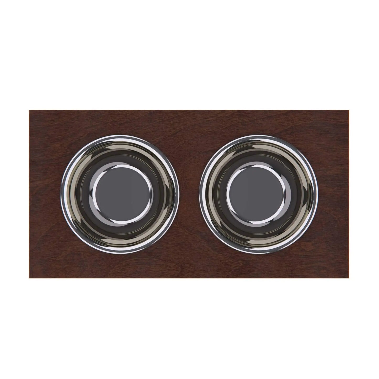 FurWish™ Raised Dog Bowl Stand – Elevated Feeder with Internal Storage & Double Stainless Steel Bowls