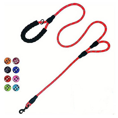 Furwish™ 6ft Heavy-Duty Dog Leash – Dual Handle & Reflective Design