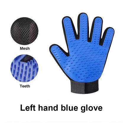 FurWish™ Pet Grooming Gloves – Deshedding & Hair Removal for Dogs & Cats