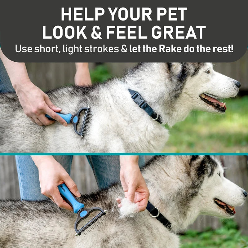 FurWish™ Pet Grooming Gloves – Deshedding & Hair Removal for Dogs & Cats