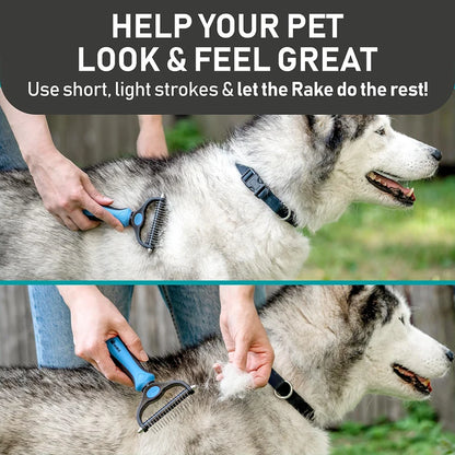 FurWish™ Pet Grooming Gloves – Deshedding & Hair Removal for Dogs & Cats