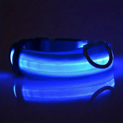 FurWish™ LED Dog Leash & Collar – Night-Safety Glow in the Dark