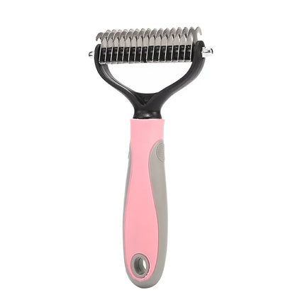 FurWish™ Double-Sided Knot Cutter & Grooming Comb – Pet Hair Removal Tool