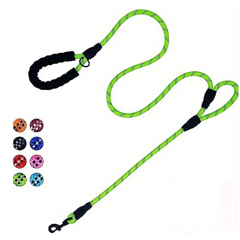 Furwish™ 6ft Heavy-Duty Dog Leash – Dual Handle & Reflective Design