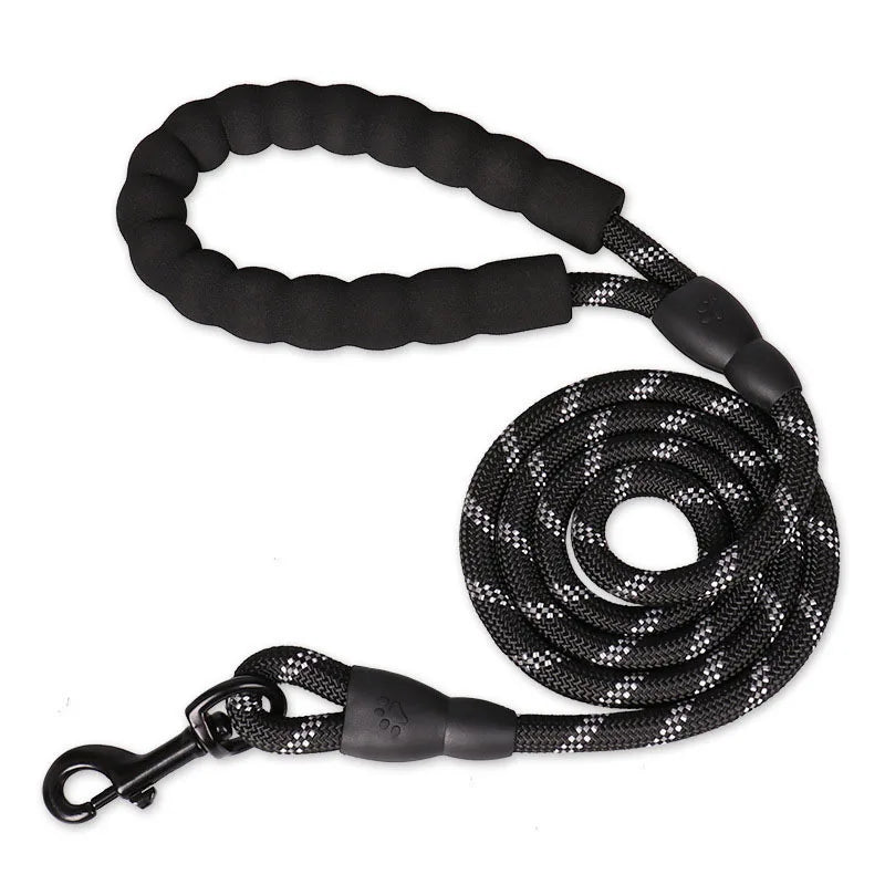 FurWish™ 1.5m Reflective Dog Leash – Padded Handle for All Sizes