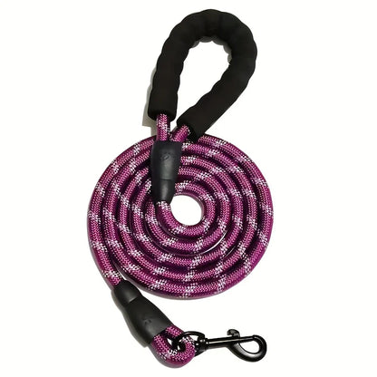 FurWish™ 1.5m Reflective Dog Leash – Padded Handle for All Sizes
