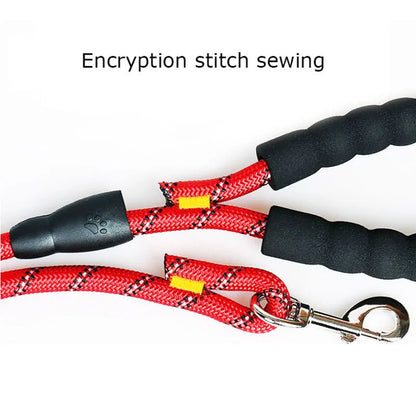 FurWish™ 1.5m Reflective Dog Leash – Padded Handle for All Sizes