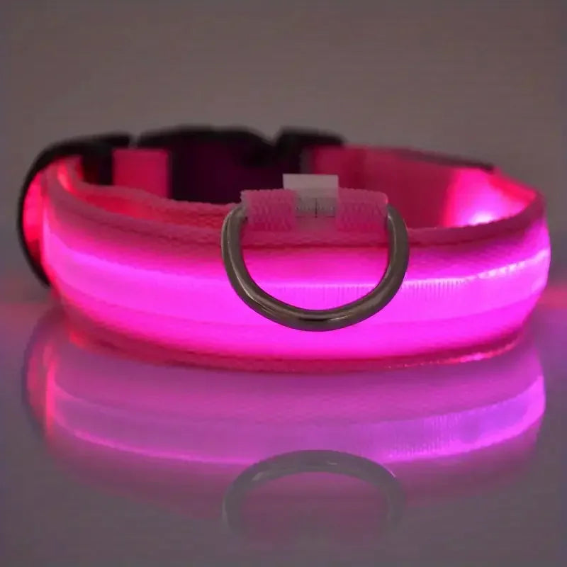 FurWish™ LED Dog Leash & Collar – Night-Safety Glow in the Dark