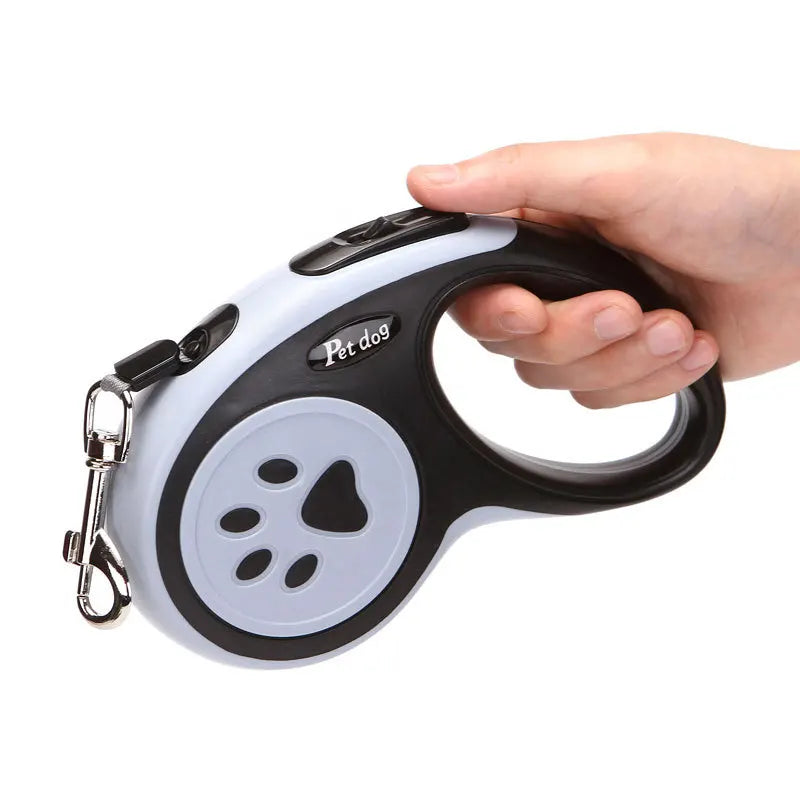 FurWish™ Retractable Nylon Dog Leash (3m / 5m) Durable, Tangle-Free & Perfect for Small Dogs