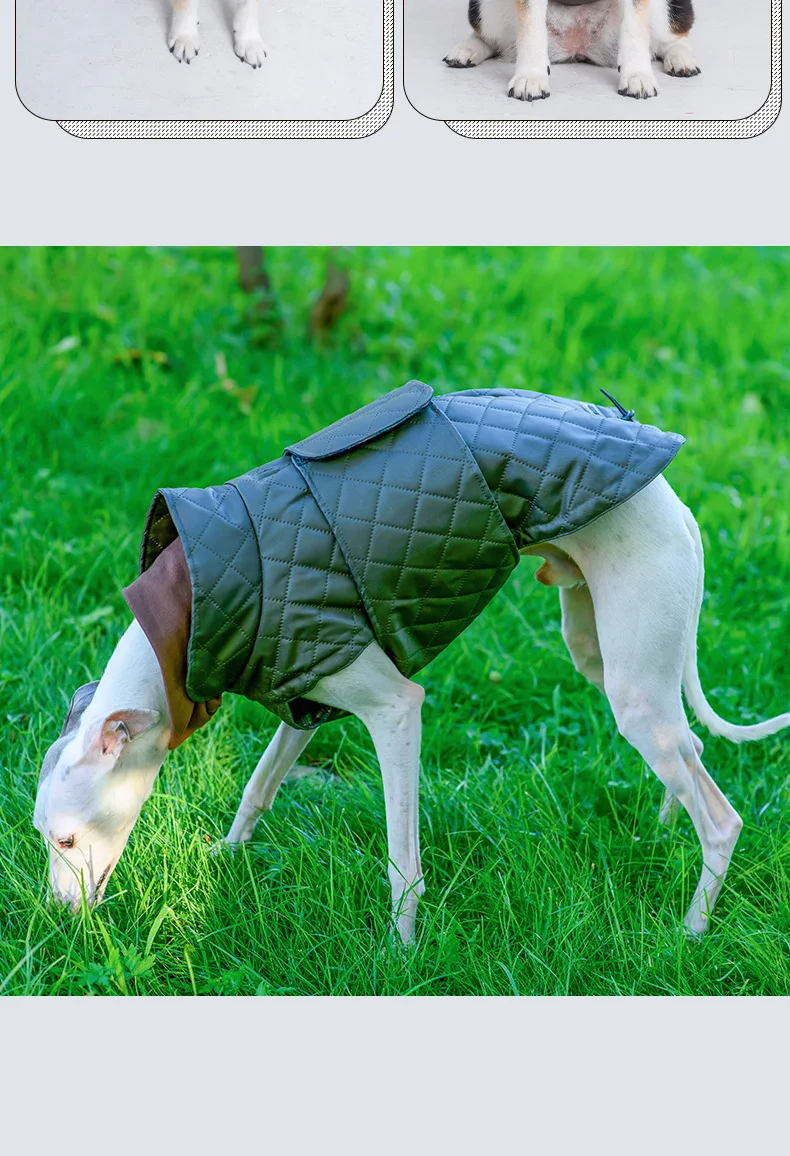 FurWish™ Quilted Dog Jacket – Warm Winter Coat with Turtleneck