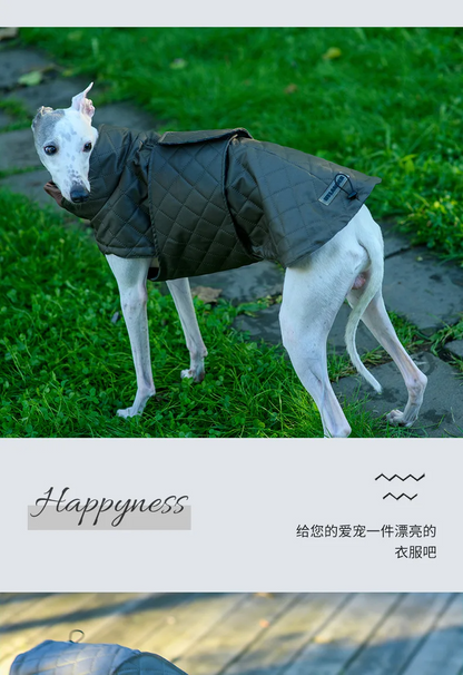 FurWish™ Quilted Dog Jacket – Warm Winter Coat with Turtleneck