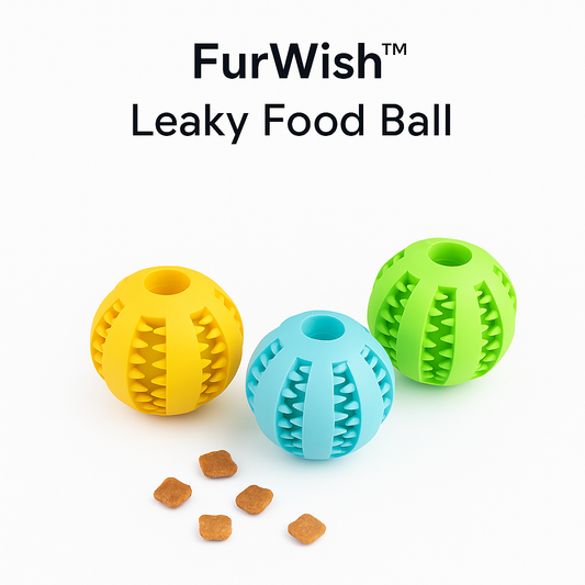 FurWish Treat Play Ball Toy