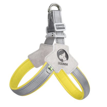 FurWish™ Reflective Y-Shaped Dog Harness – Comfortable Chest Strap with D-Ring