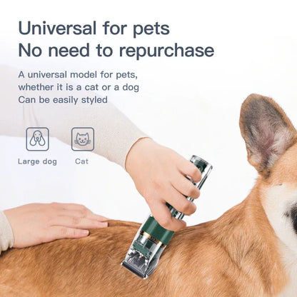 FurWish™ Cordless Dog Clippers – IPX7 Waterproof Grooming Trimmer Set